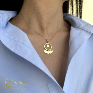 پلاک طلا پولکی N68