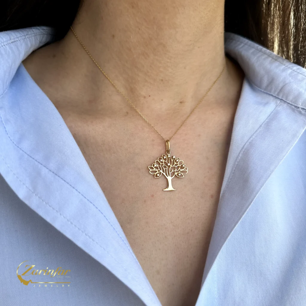 گردنبند طلا درخت زندگی