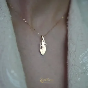 گردنبند کوزه خورشید طلا N39