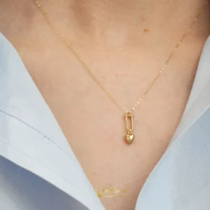گردنبند طلا زنانه قلب و تیفانی