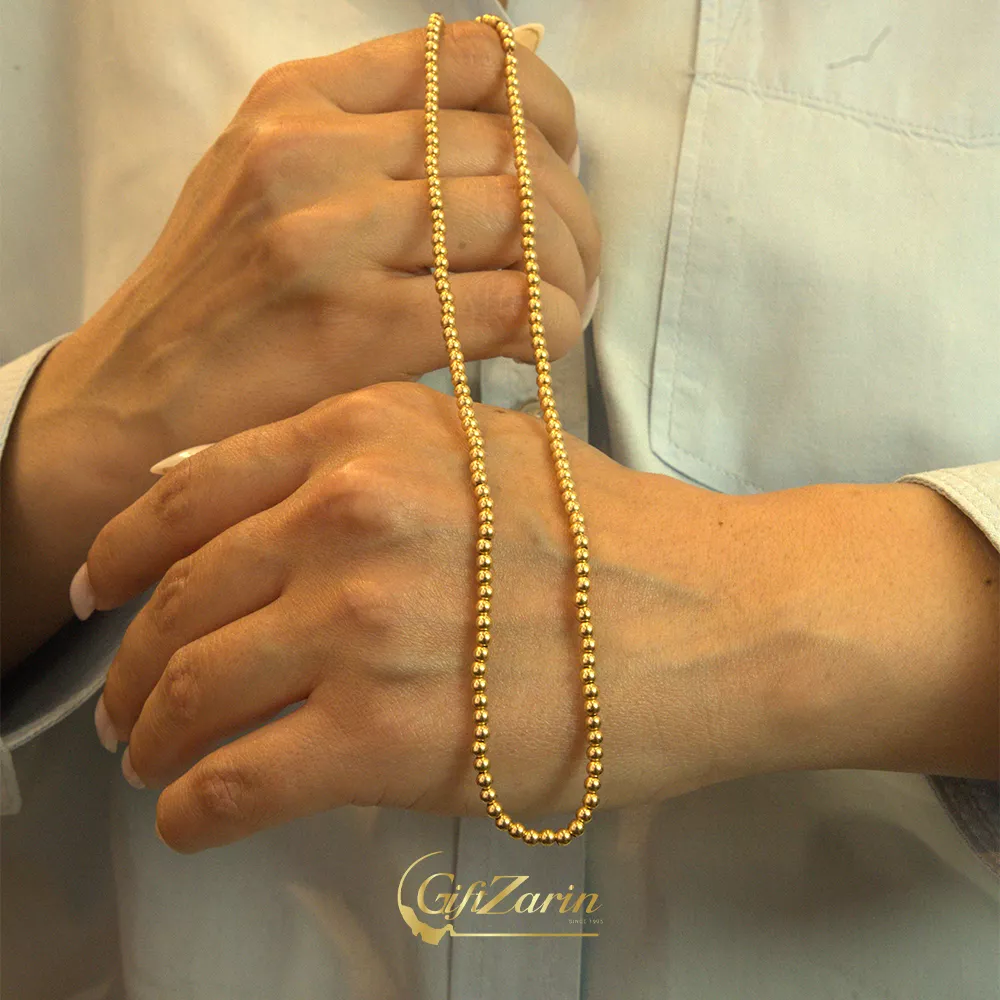 گردنبند گوی طلا