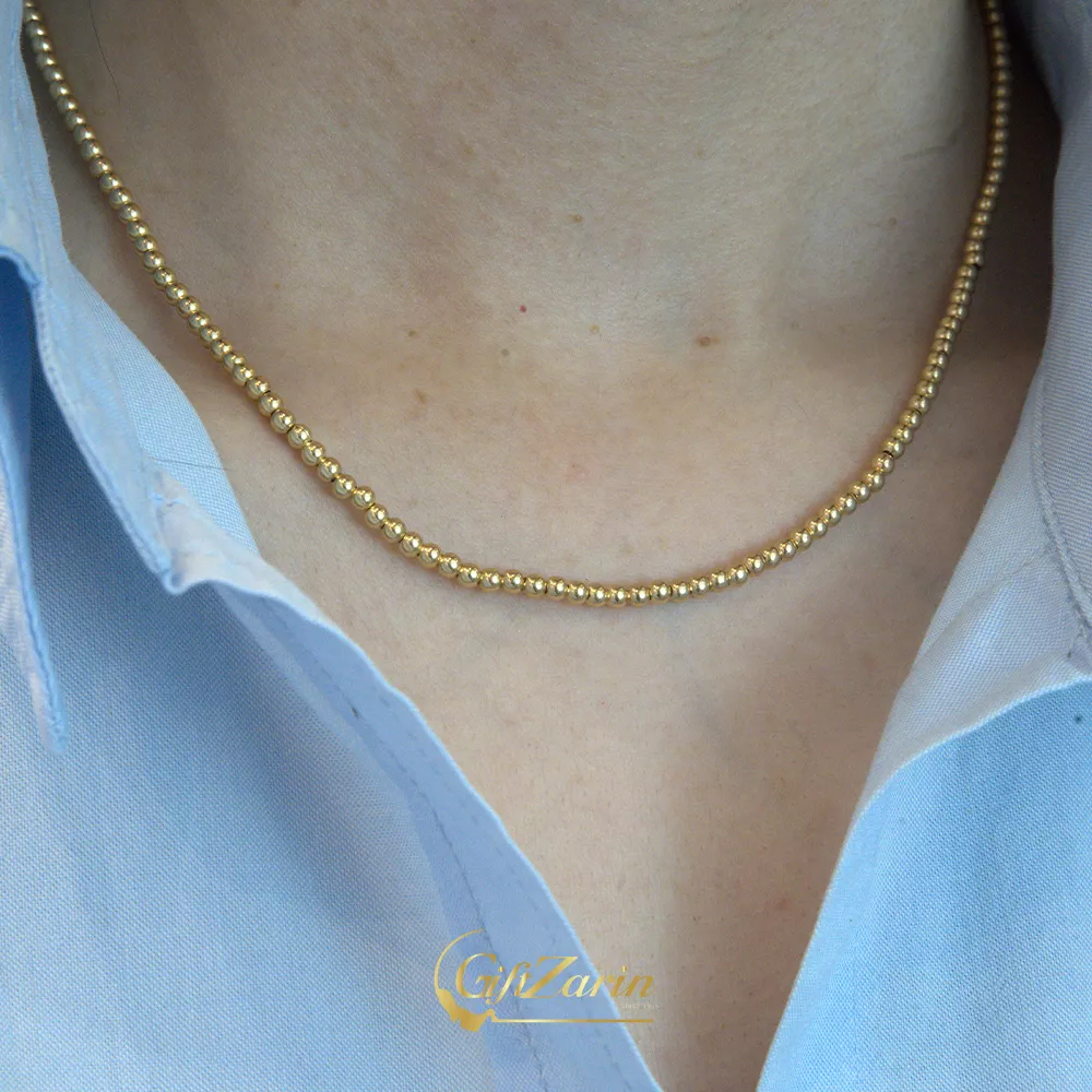 گردنبند گوی طلا