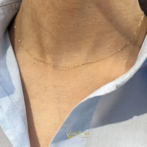 زنجیر طلا زنانه فلامینگو سوپر N468