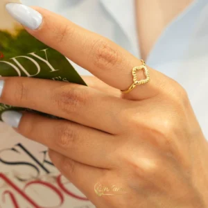 انگشتر طلا زنانه ونکلیف R450