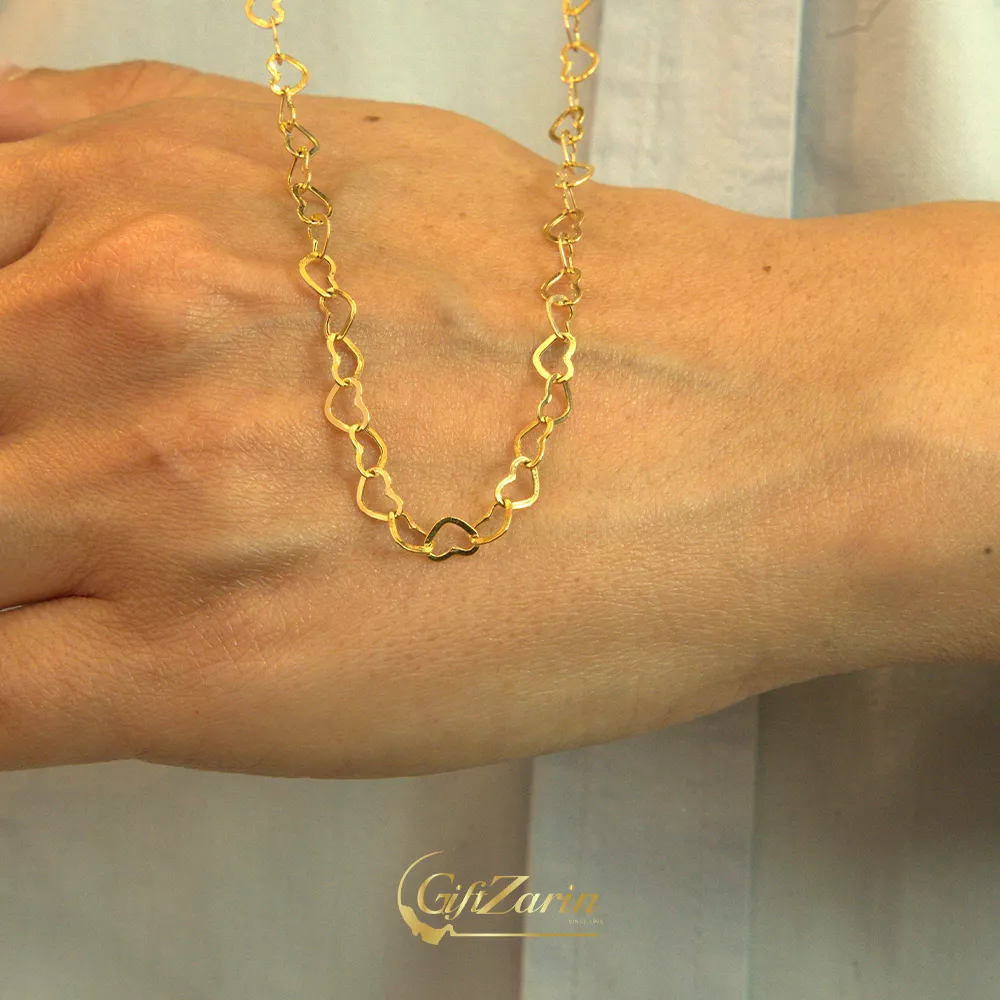 گردنبند قلب طلا