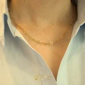 گردنبند قلب طلا